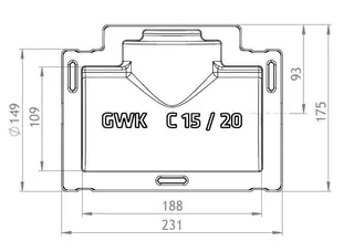 GWK ES-BOX Serie C f. Kompaktventile mit Flanschanschluß DN15, 1121015000 – Bild 2