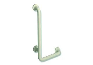 HEWI Winkelgriff Ser 801, d:33, AM:600mm, W:300mm reinweiß