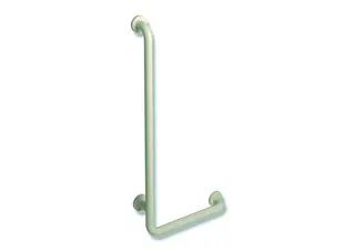 HEWI Winkelgriff Ser 801, d:33, AM:900mm, W:400mm reinweiß