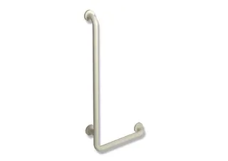 HEWI Winkelgriff Ser 801, d:33, AM:900mm, W:400mm reinweiß – Bild 2