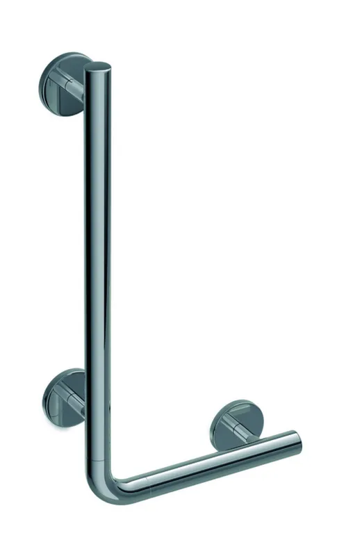 HEWI Winkelgriff, AM:600mm, W:300mm, d:33mm, Kst., chromoptisch beschichtet