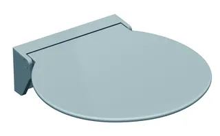 HEWI Klappsitz R 380, B:380,T:405, Sitzf. u. Wandkonsole weiß signalweiß