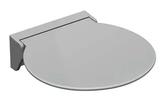 HEWI Klappsitz R 380, B:380,T:405, Sitzf. u. Wandkonsole weiß signalweiß – Bild 2