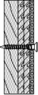 HEWI BM SK-Griffe 950,3 Bef-P., Leichtbauwand mit Schichtholzplatte