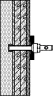 HEWI BM Rückenstütze 801/805 Classic, 2 Bef-P., Leichtbauw./Stahl-Tragst.