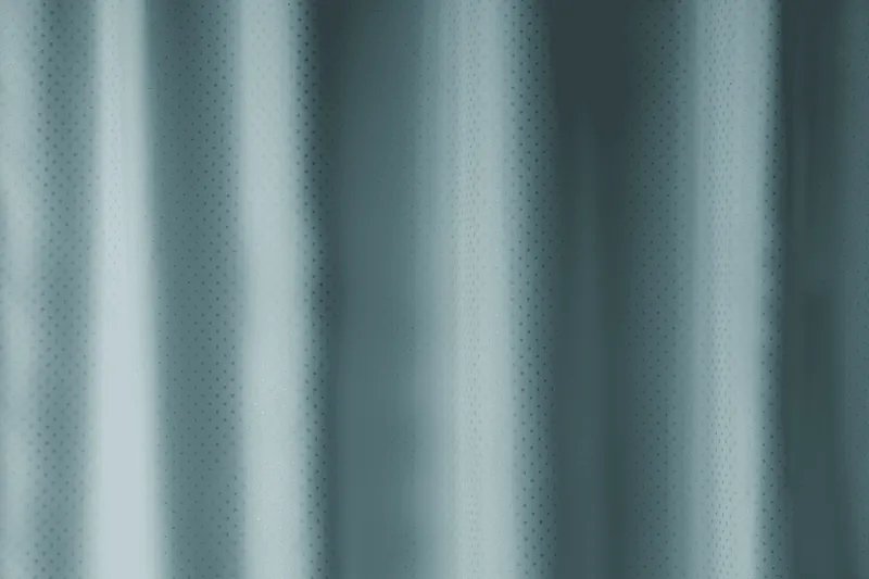 HEWI Duschvorhang Dekor weiß/silber, B:2900mm H:2000mm