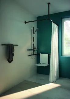 HEWI Einhängesitz,B:450,f. Profil d:33, Sitzf. u. Einhängung weiß signalweiß – Bild 3