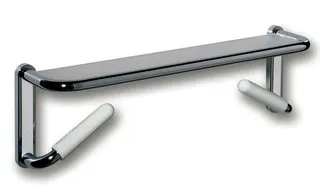 HEWI Spiegelablage LifeSystem, m. Haltegriffen,White Edition reinweiß – Bild 2