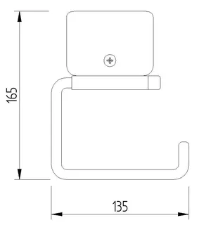 LEH WC-PRH Klemmbefestigung Funktion ohne Blattstop 35x135x165 Edelst. glatt – Bild 2
