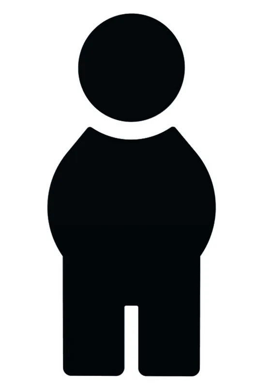 HEWI Symbol Mann Ser 801, selbstklebend anthrazitgrau