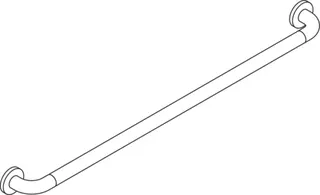 HEWI Haltegriff Ser 801 d:33, AM:1000mm, BM211.2 lichtgrau – Bild 4