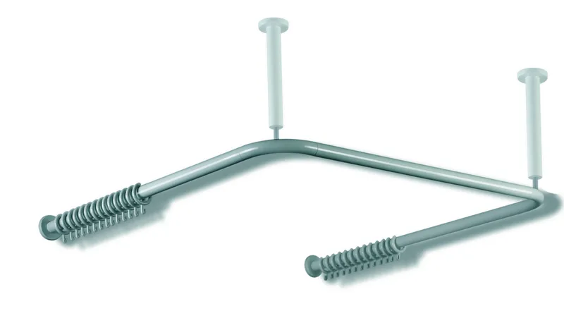 HEWI Vorhangstange Ser 801 kürzb., AM:1483x1467x1483mm rubinrot