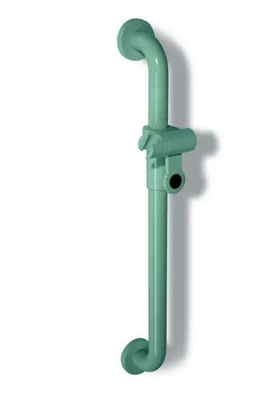 HEWI Brausehalterstange Ser 801, d:33, AM:600mm, m.Br.H. lichtgrau