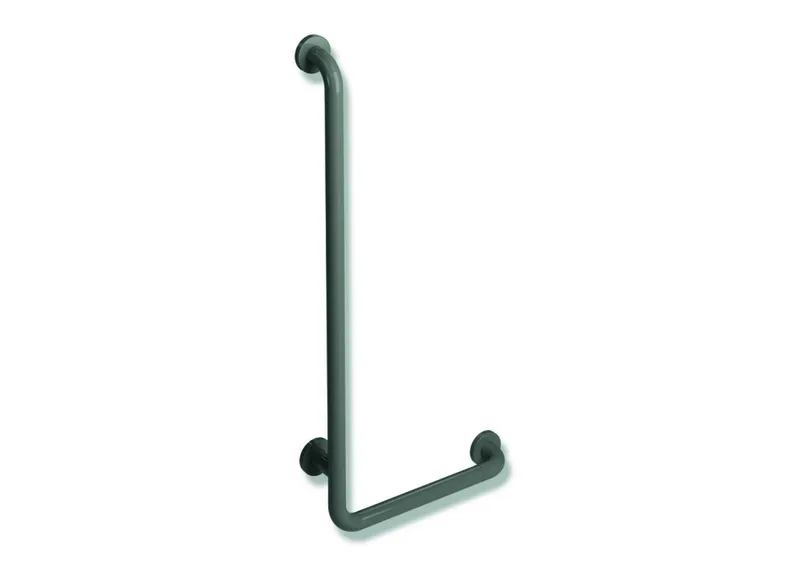 HEWI Winkelgriff Ser 801, d:33, AM:900mm, W:400mm felsgrau