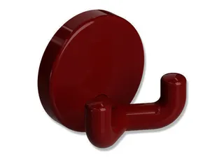 HEWI Doppelhaken Ser 801, d:40mm rubinrot – Bild 2