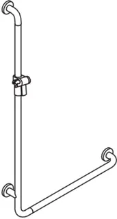 HEWI Winkelgriff m.Br.H.Stg.Ser 805, rechts, d:33mm, AM1:1100, W1:600 reinweiß – Bild 5