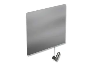 HEWI Kippspiegel Ser 801 m. Seiluml., B:600mm H:540mm felsgrau – Bild 2