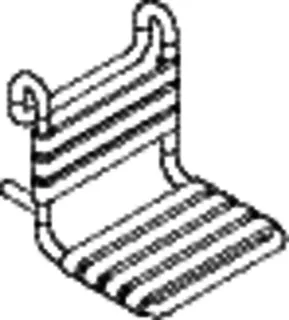 HEWI Einhängesitz Ser 801, B:450 mm, H:472 mm, T:500 mm rubinrot – Bild 5