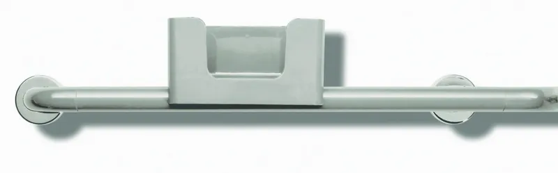 HEWI Ablagebox auf HEWI Stangensystem, LifeSystem lichtgrau