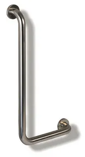 HEWI Winkelgriff Ser 805, Edelstahl, d:33mm, AM:600mm W:300mm links – Bild 2