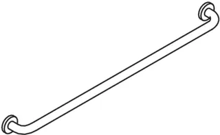 HEWI Haltegriff Ser 805 Edelstahl, d:33mm, AM:900mm, BM211.2 – Bild 5