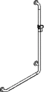 HEWI Winkelgriff m.Br.H.Stg.Ser 805, links, d:33mm, AM1:1100, W1:600 anthrazitgrau – Bild 5