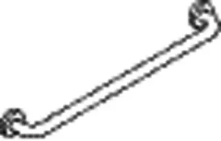 HEWI Haltegriff Ser 805 Edelstahl, d:33mm, AM:600mm, BM211.2 – Bild 5