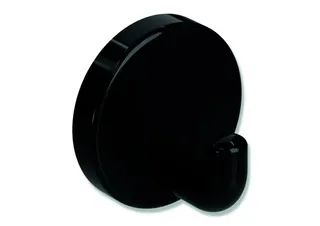 HEWI Wandhaken Ser 801, d:40mm tiefschwarz