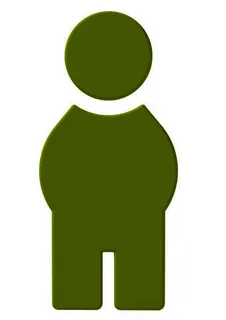 HEWI Symbol Mann Ser 801, selbstklebend apfelgrün – Bild 2