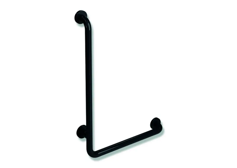 HEWI Winkelgriff Ser 801, d:33, AM:750mm, W:500mm anthrazitgrau