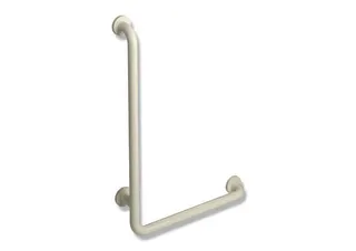 HEWI Winkelgriff Ser 801, d:33, AM:750mm, W:500mm reinweiß – Bild 2