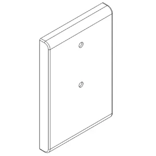 Normbau Nylon Care Montageplatte 0448260 Weiß – Bild 3