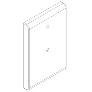 Normbau Nylon Care Montageplatte 0448260 Weiß – Bild 4