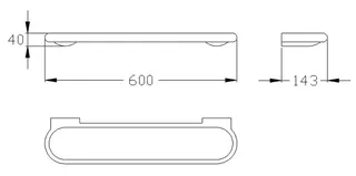 Normbau Nylon Care Ablage 0925260 Weiß – Bild 5