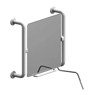 Normbau Nylon Care 400 Kippspiegel 4466010 Weiß