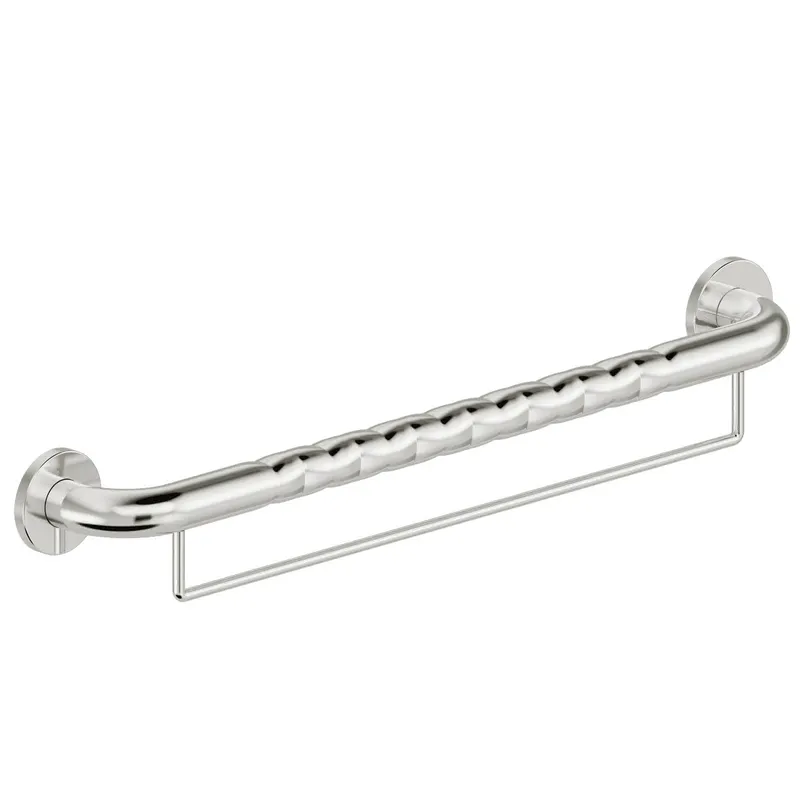 LEH Haltegriff Funktion 32/800 Edelst. glatt poliert mit Ros. und HT-Reling