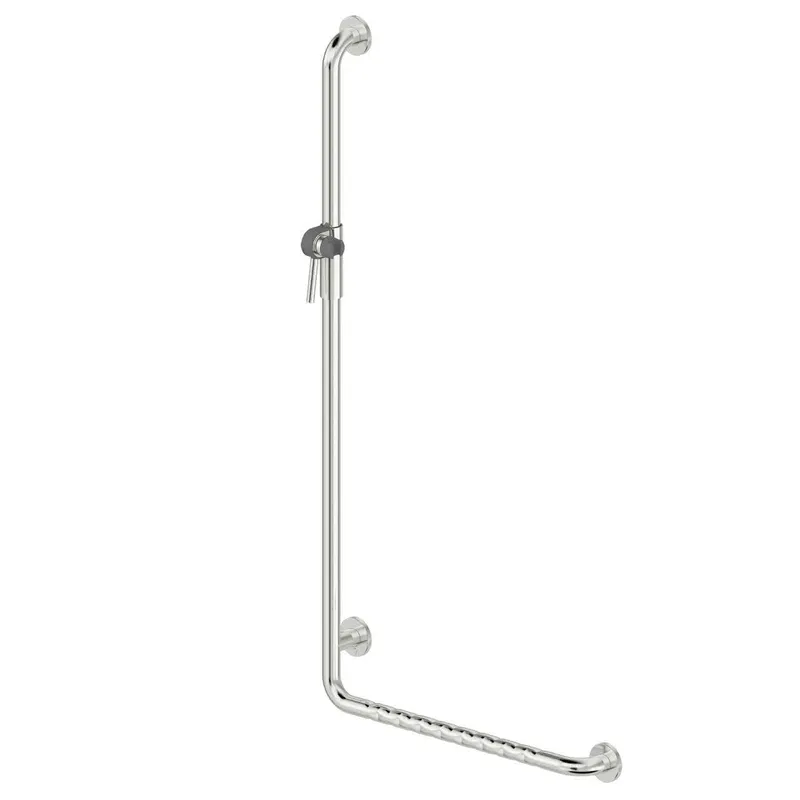LEH Duschhandl. 90 Funktion 32/600x1200 li. Edelstahl fingergrip pol. mit Br.H.