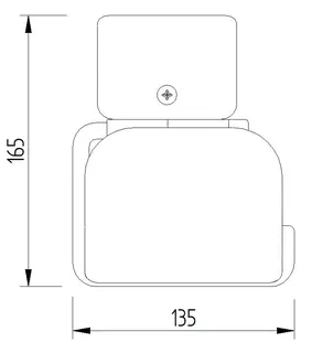 LEH WC-PRH Klemmbefestigung Funktion m. Blattstop re. 35x135x165 Edelst. matt – Bild 2