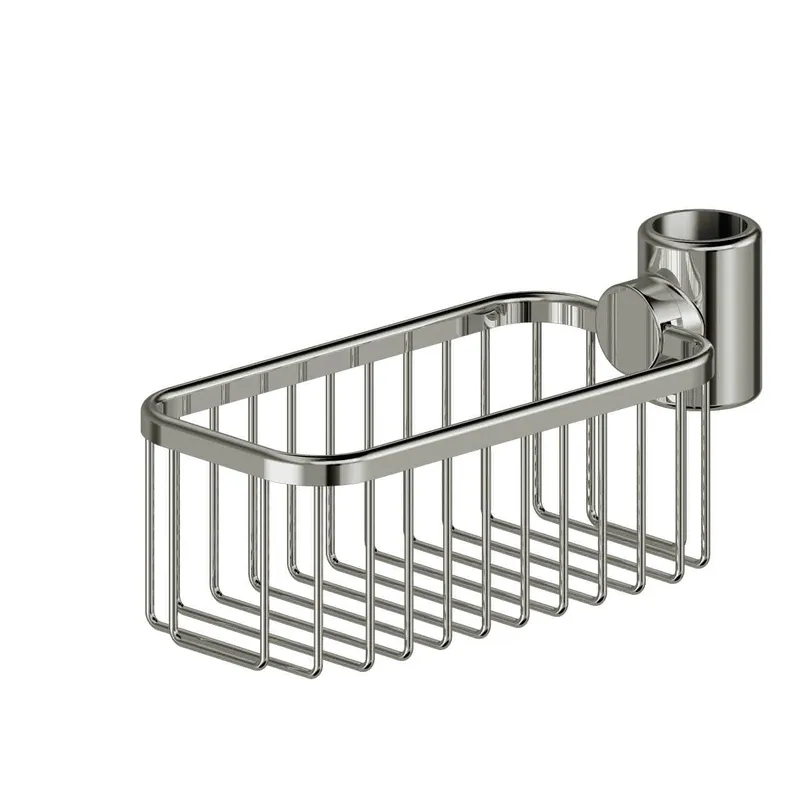 LEH Duschkorb Klemmbefestigung Funktion 244x102x110 Edelstahl glatt poliert