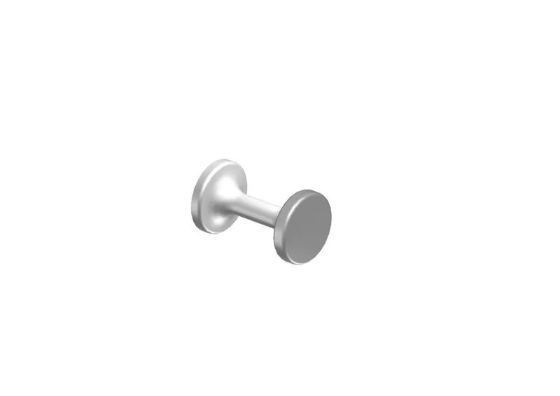 LEH Design-Haken Funktion 50x20x20 Edelstahl matt gebürstet