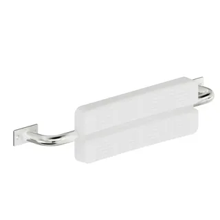LEH WC-Rückenstütze Funktion zur Mont. auf Klappgr. weiß Edelst glatt