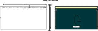 sanibel Leuchtspiegel LED-1 A18 unsichtbare Befestigung 1300x700mm – Bild 2