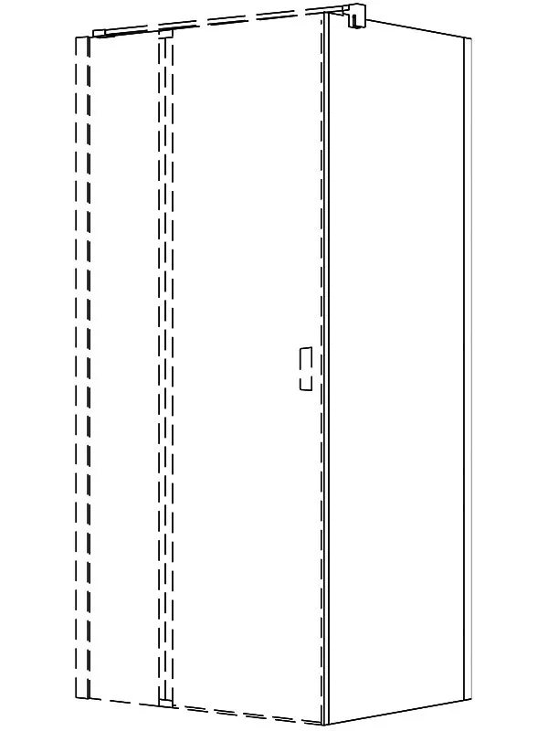 sanibel 3001-Trennwand A18 WBO 1000x2000mm SPO/ESG