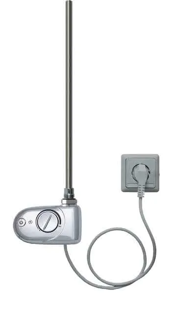 BEMM Heizstab Serie N Ausf. M Medium m. Mediumregler chrom, 230 V, 700 W