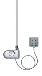 BEMM Heizstab Serie N Ausf. M Medium m. Mediumregler chrom, 230 V, 700 W