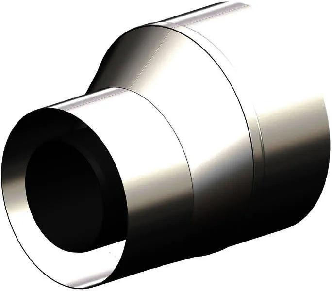 comfort-Erweiterung D80/125-DN110/160 Edelstahl weiß Nr. 713798CBS