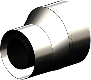 comfort-Erweiterung D80/125-DN110/160 Edelstahl weiß Nr. 713798CBS – Bild 1