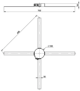 comfort-Abstandhalter PolyTop DN100 für große Schächte Nr. 2353CBS – Bild 2