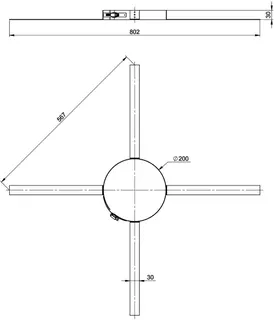 comfort-Abstandhalter PolyTop DN200 für große Schächte Nr. 8353CBS – Bild 2