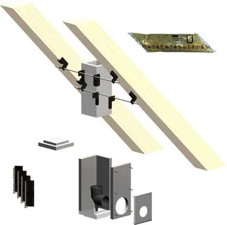 comfort-Basis-Set für Bodenmontage DN110/L90 Nr. 243334CBS